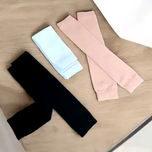 Manset Tangan Polos Nylon Spandek Hitam Pria Wanita Dewasa - Panjang Handsock