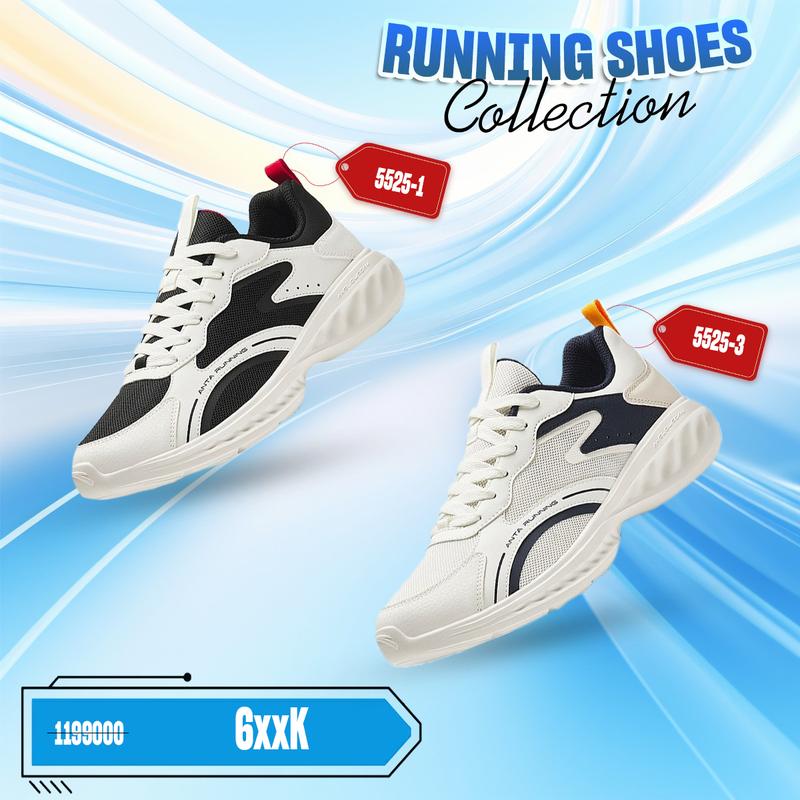   ĐỘC QUYỀN ONLINE  Giày Chạy Bộ Nghiệp Dư Nam ANTA LIGHT WEIGHT 9124E5525| Giày Running Thể Thao 5-10 km Siêu Nhẹ ‍,Thoáng Khí  Đế Cao Su Đàn Hồi Êm Ái Hạn Chế Trơn Trượt Bảo Hành Chính Hãng ANTA Sport 