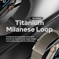 Gambar infiniteSpace Titanium Milanese Loop untuk infiniteWatch 11 Pro, 11 Pro Mini & Apple Watch 45/46/49mm - Natural Titanium dari infiniteSpace Official Kota Administrasi Jakarta Utara 2 Tokopedia