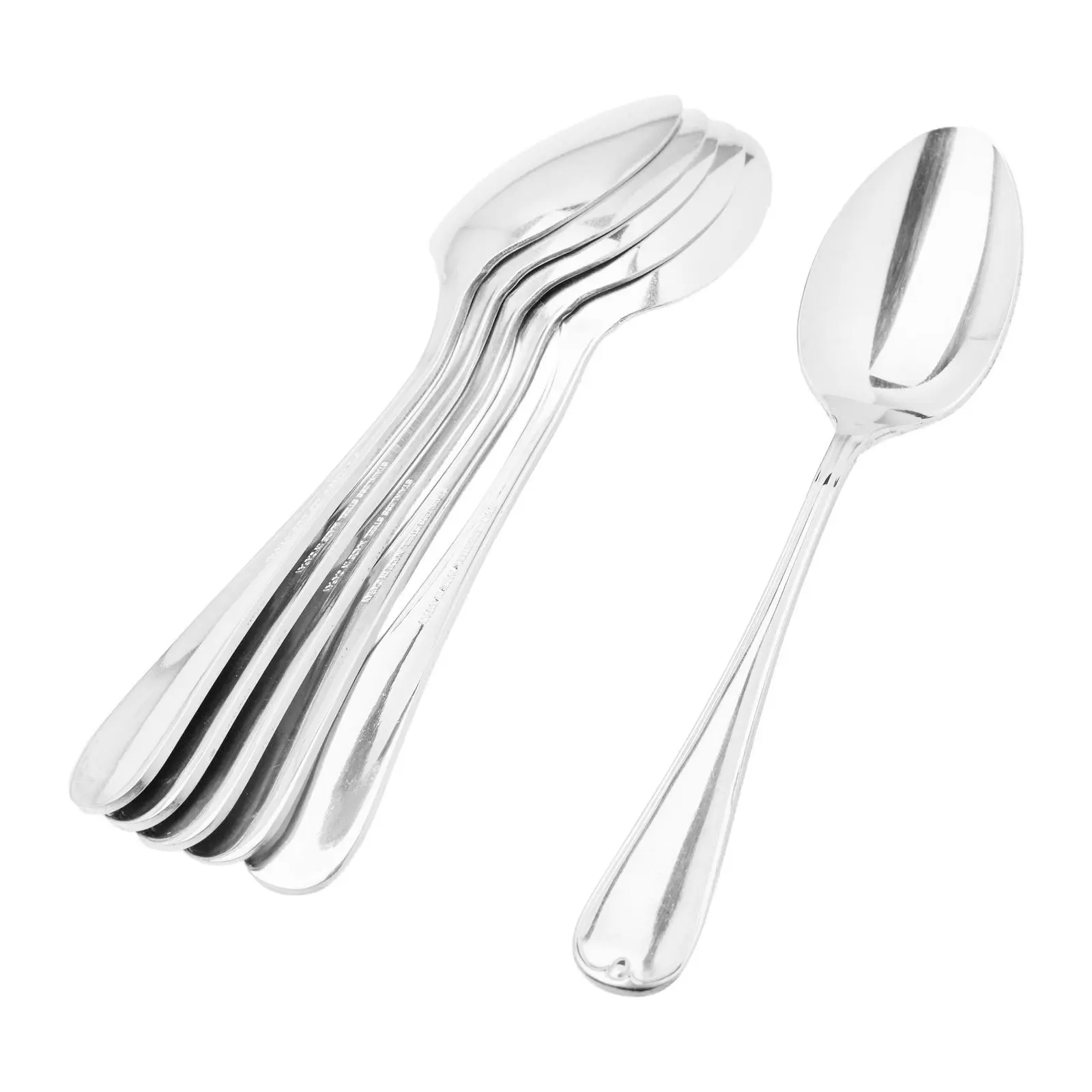 Nihon Cutlery Stainless Steel Dessert Spoon - 6Pc x 2 Pack, Tableware