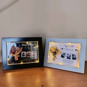 Bingkai Custom 5R (18x13cm) Kado Wisuda, Ulang Tahun, Anniversary, Wedding, Graduation Murah, Aesthetic