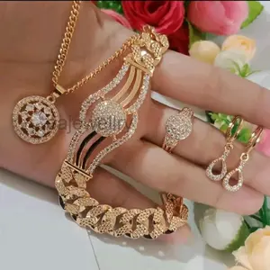 Perhiasan emas satu set  titanium 24 karat