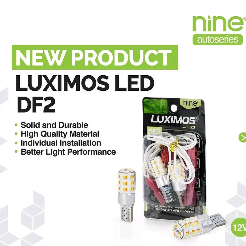 NEW PRODAK NINE T10 DF2 2 MODE 48 LED DAN DF3 42 LED PAKET SEIN DAN SENJA +FLASHER MOTOR BEBEK MATIK DAN MOTOR LAINNYA 0