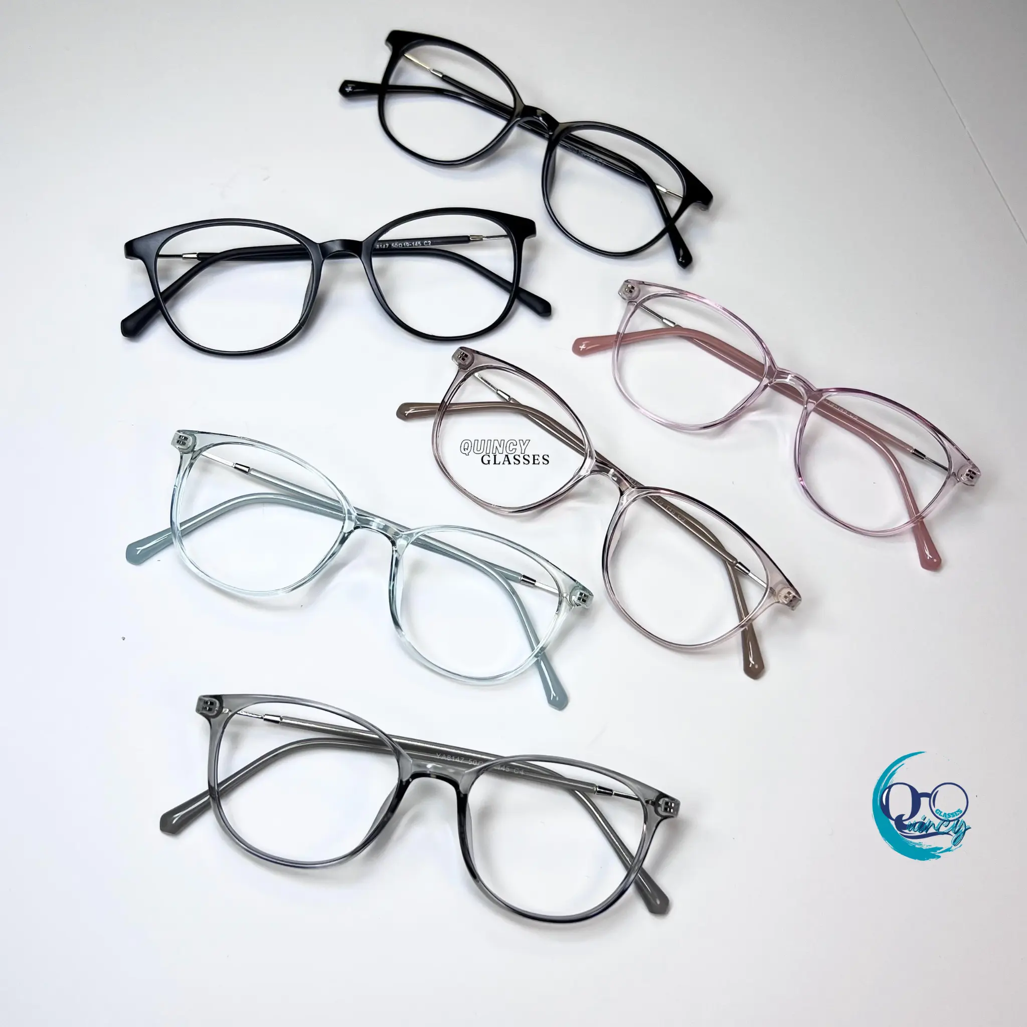 [ BELI 1 PCS KACAMATA MINUS GRATIS 1 PCS KACAMATA NORMAL RANDOM ] Kacamata daily Lensa Anti Radiasi Blueray Bluecromic Photocromic Normal dan Minus Frame 8147 Glasses Eyewear