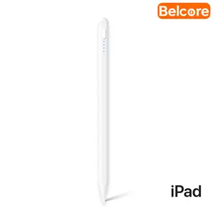 Belcore Stylus Pencil for iPad Touch Screen Anti-Mistouch Active Pencil With Palm Rejection Tilt Sensitive Magnetic Function Active Pencil Pen for iPad mini 6 Air 4 Air 5 2018 - 2024 Pro 11 Pro 12.9