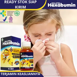 HEXABUMIN - Untuk Sinusitis Alergi Rhinitis Bersin Terus Menerus Pada Anak, Hidung Tersumbat Meler Keluar Ingus Bening, Flu Menahun