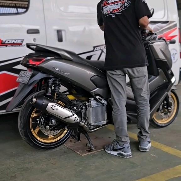knalpot racing R one v2 seri yamaha 4