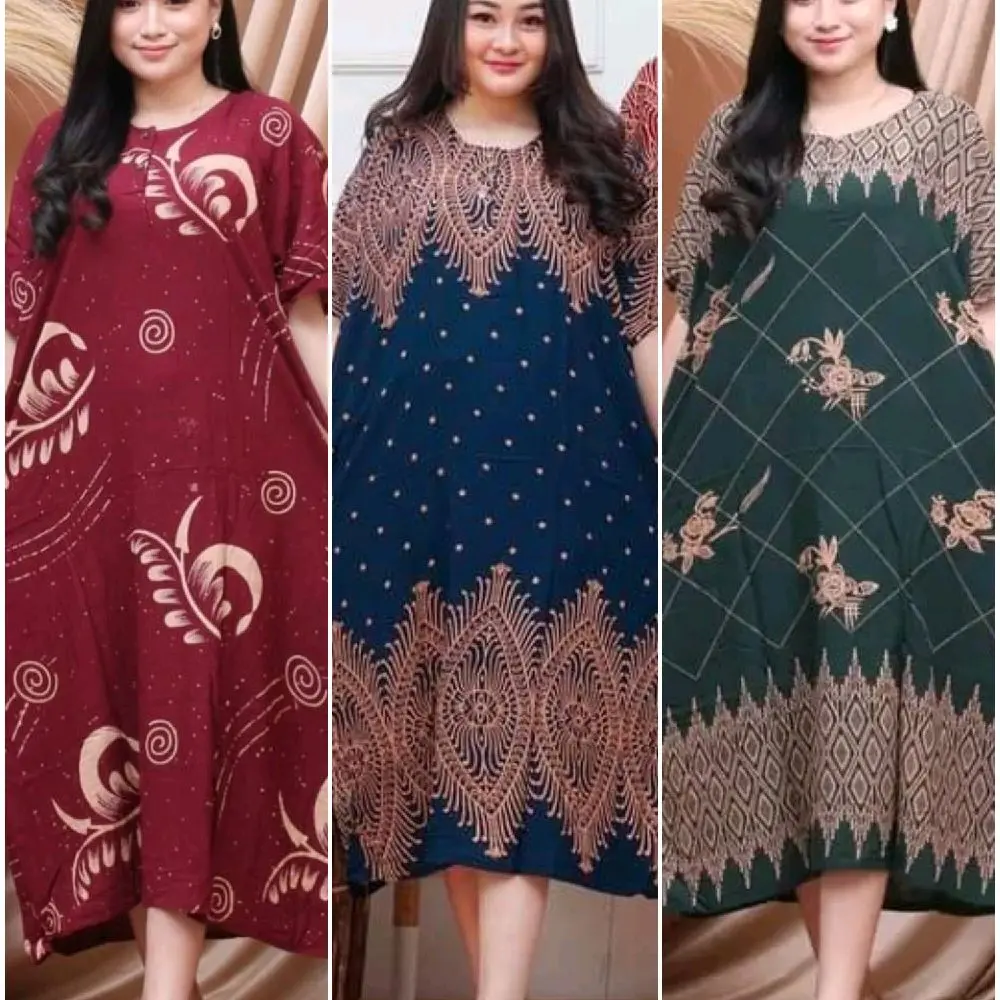 Paket Hemat Daster Jumbo 95rb dapat 3pcs ld 125cm pb 115cm  untuk bumil dan busui