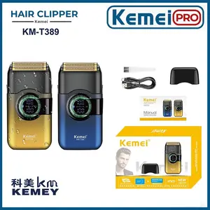 [2026]COD Kemei KM-T389 Mini Shaver Alat Cukur Jenggo Elektrik Pencukur Travel Waterproof Portable Alat Shaving Pencukur Kumis Alat Mesin Cukur Kumis Jenggot Pria wireless