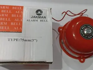 Alarm Bell Kring 75mm 3"/3 Inci AC 220V Bell Sekolah Alarm Peringatan