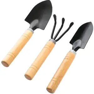 Set Sekop Mini Kayu Isi 3 Pcs - Alat Kebun