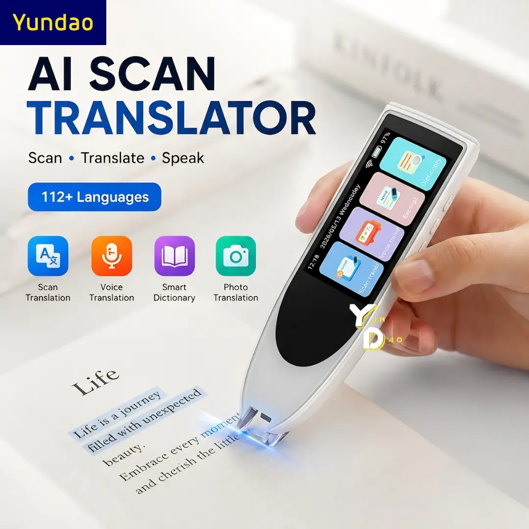 AI Pen Translator Alat Penerjemah Digital Bahasa Smart Language Mesin Penerjemah Portable