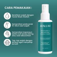 Gambar ATALLAH Moisturize & Brightening Essence Toner 100 ML | Toner Wajah Pria | Menyeimbangkan PH Kulit Wajah | Mencerahkan Wajah dari ATALLAH Kab. Bekasi 5 Tokopedia