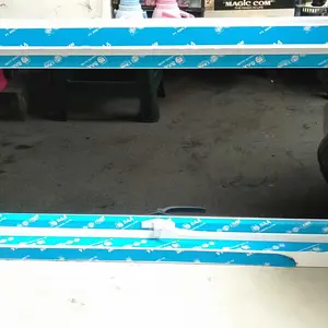 Jendela aluminium 100x50 jendela bovenli jendela casement satu set tinggal pasang