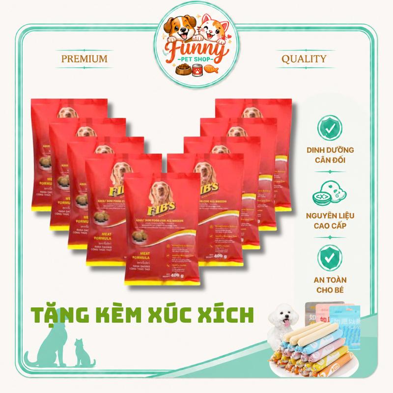 COMBO thức ăn cho chó Fib’s 400g – Hạt cho chó trưởng thành, dinh dưỡng cân đối…