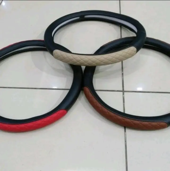 Sarung Stir mobil universal/Cover stir Mobil asli kulit/Sarung stir Mobil