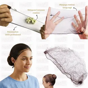 nadiSSE [3pcs] Hairnet Jaring Rambut Premium