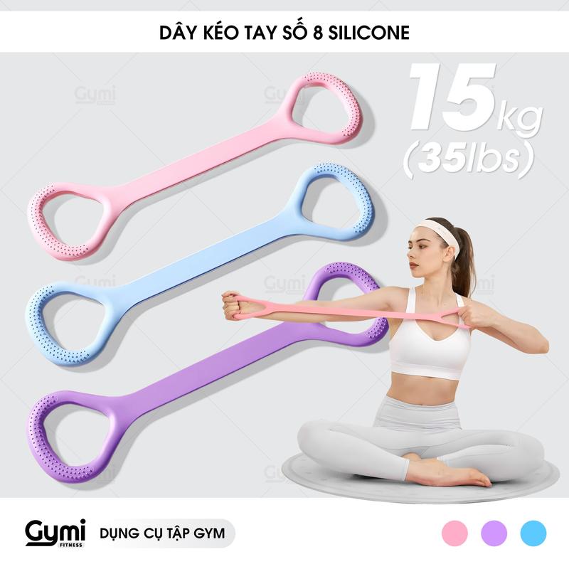Dây Kéo Tập Gym, Dây Kháng Lực Silicon Mini Đàn Hồi - Dụng Cụ Tập Gym, Tập Cơ Tay Yoga Dành Cho Nam Nữ