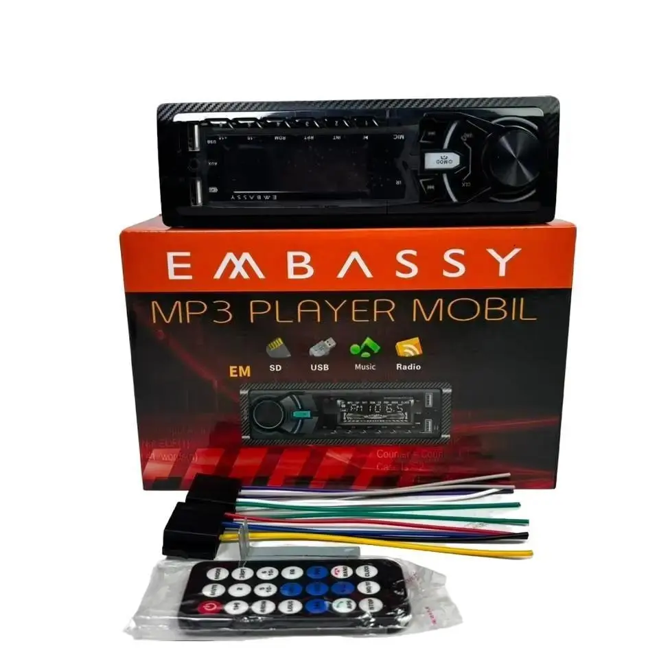 Embassy MP3 Player Sanba Radio Multifungsi - Bluetooth, USB, SD Card, MMC, Remote Control