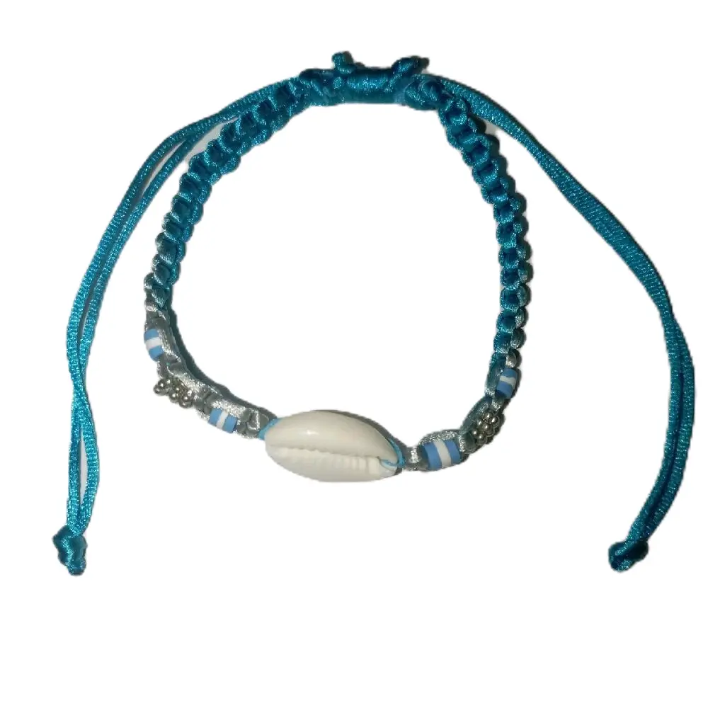 Gelang Tali Chine Fimo Cowrie | Gelang Aksesoris | Gelang Tangan Handycraft | Accesories Bracelets Kerang