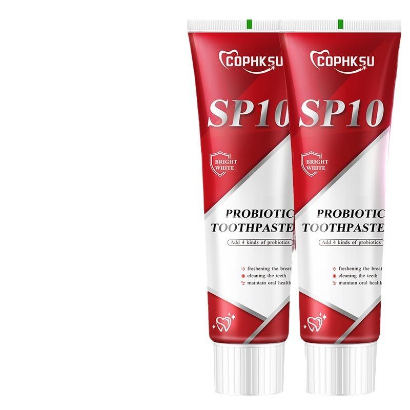 Pasta Gigi Pemutih Probiotik, SP10 Versi Terbaru dengan Formula Lebih Efektif, Perawatan Mulut Menyegarkan, Menghilangkan Bau Mulut, Cocok untuk Pria dan Wanita, Memutihkan, Menyegarkan Nafas, Mencerahkan Gusi dan Kesehatan Mulut Manis Menthol 4