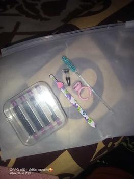 Product Review of Paket Eyelash Extension Nagaraku Travel Size Bulu Mata Individual Lembut - Isi 6 Package Lem YSJ tahan 45 Hari from m**z 1