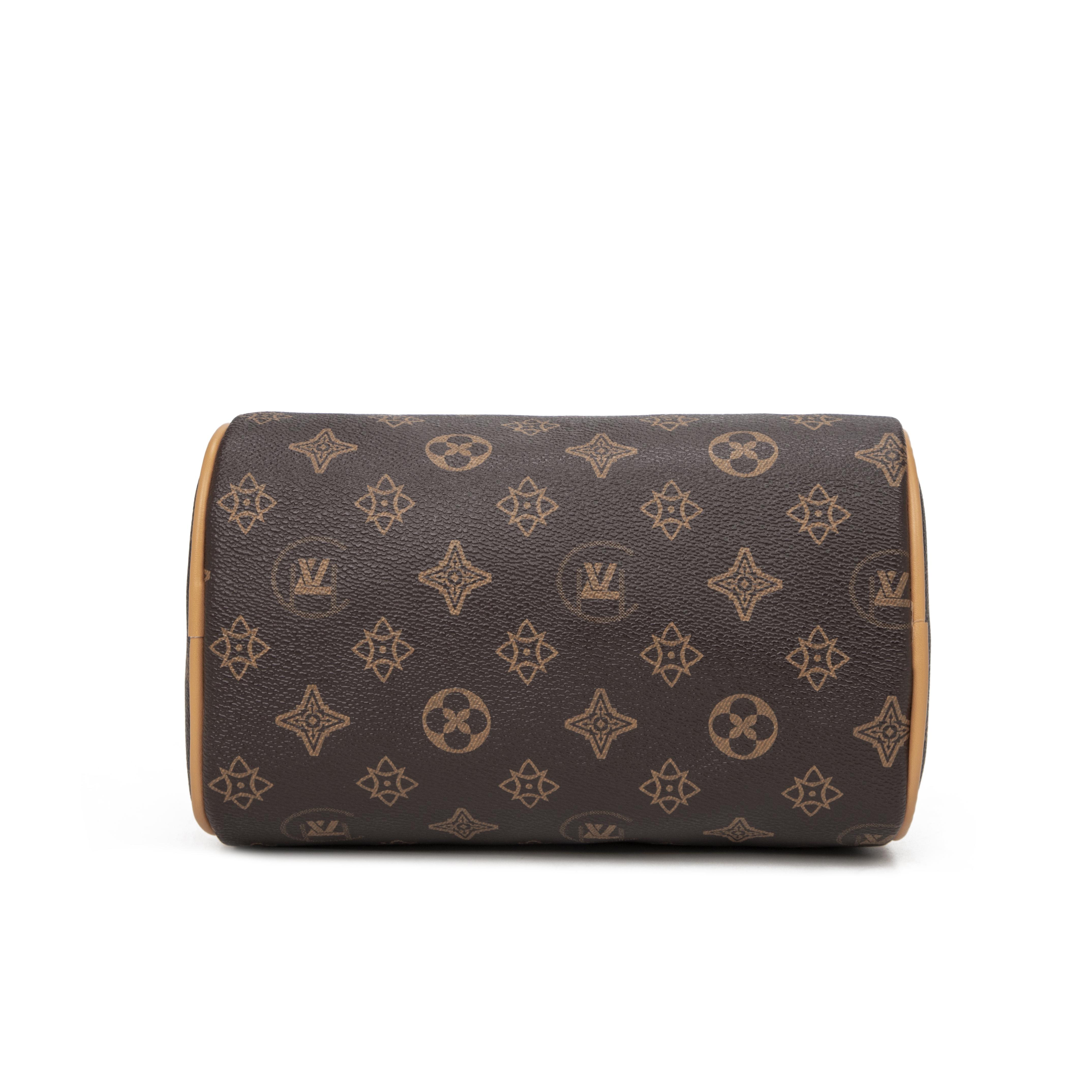 CHLV Tas Selempang Jinjing Top Handle Bag Wanita Speedy Medium Slingbag Hand Bag Casual Elegant Kulit Plastik #826