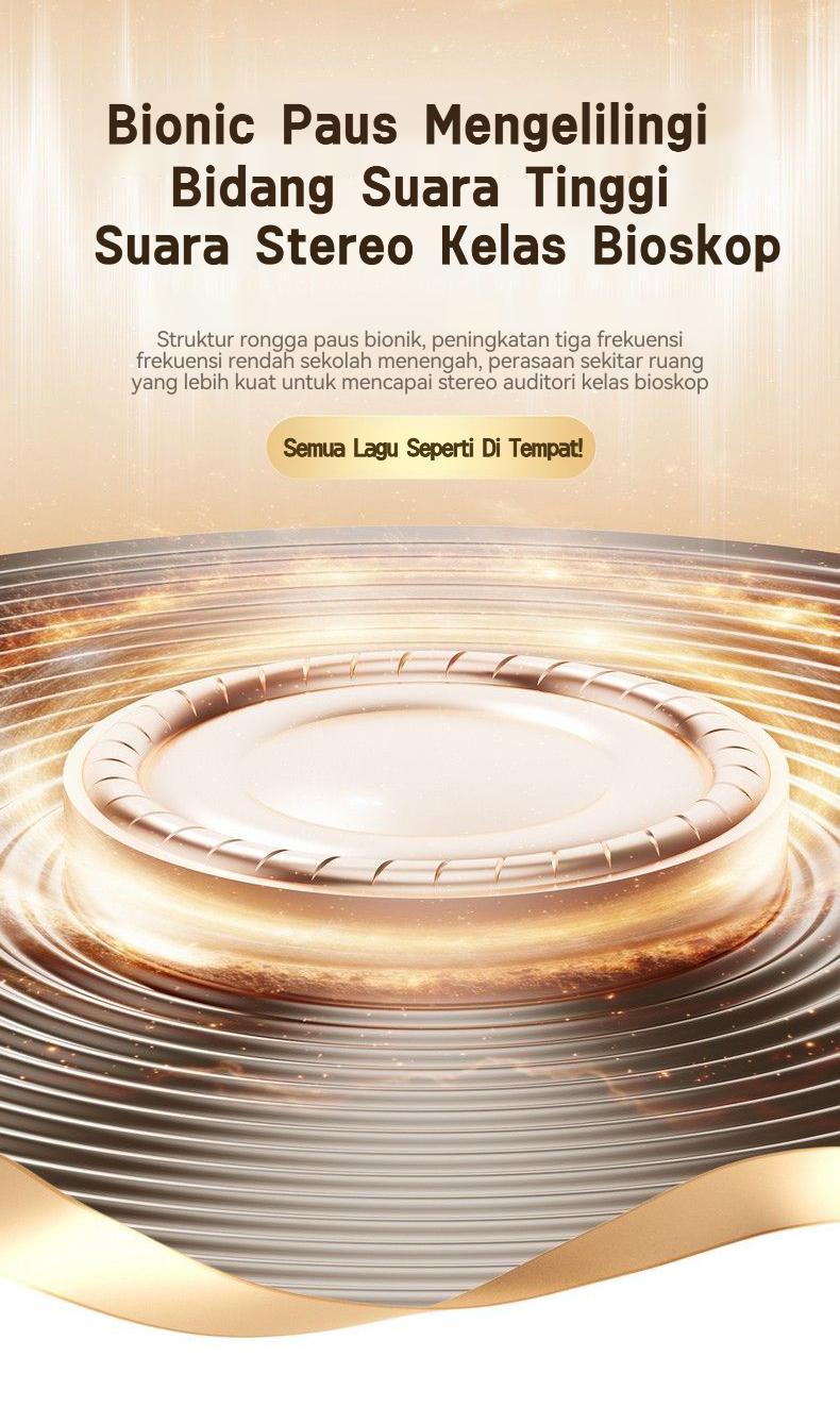 [COD] Yincoree [J16] Earphone Bluetooth 6.0 TWS - Reduksi Kebisingan Hybrid -48dB, 6-MIC ENC, 24 Jam Baterai, Latensi Rendah 0.04s, Audio 360° - Headset Nirkabel Kulit Gading untuk Gaming & Kerja In Ear Peredam Mikrofon Bawaan