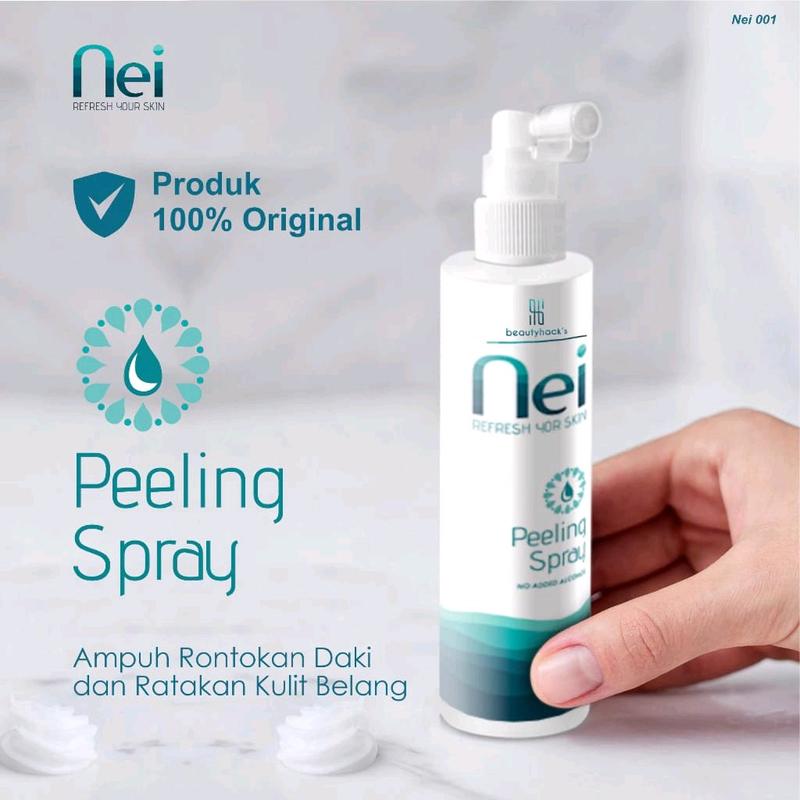 Nei peeling spray, membantu membersih kan kulit kusam, menghilangkan daki membersih kan kulit, 3