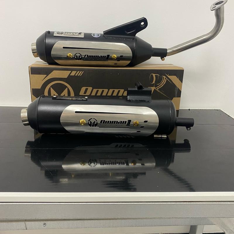 Knalpot Tsugigi Full Set Stainles Stell dengan Saringan Setengah dan Tameng untuk Motor Mio, Scoopy, PCX, Aerox, dan Nmax - Tempat 5