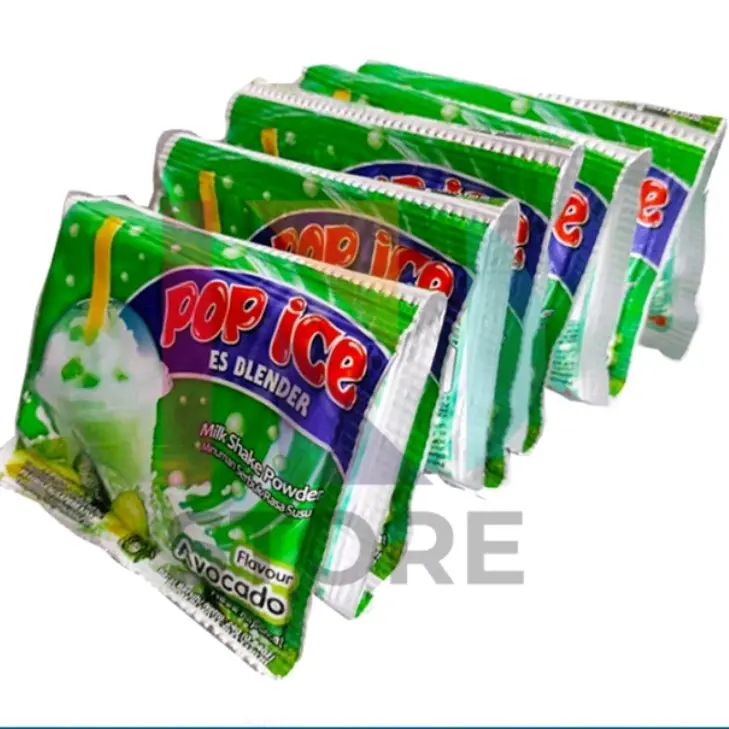 (cod) pop Ice Renceng 50 pcs mix rasa 5renceng Drink Gula || Minuman Serbuk Berbagai Rasa Bubuk 2