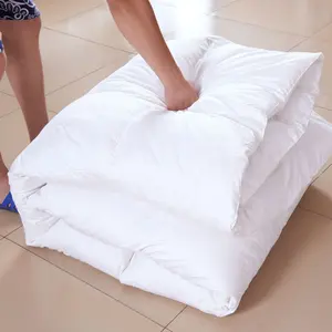 100% Goose Down Duvet Solid Color Quilted Warm And Comfortable Cotton Quilt King Queen Full size -Friendly Cotton Quilts - 220x240cm 5000g 14:173