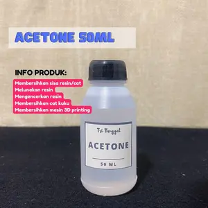 ACETONE 50ml Pembersih Serbaguna Kutek Resin Tinta