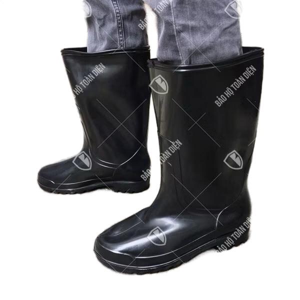  ￼ Ủng Cao Su Đen - Ủng Đi Mưa  Ủng Bảo Hộ Lao Động  Ủng Làm Vườn - Miễn Phí Ship caosu bền Chống Nước 
