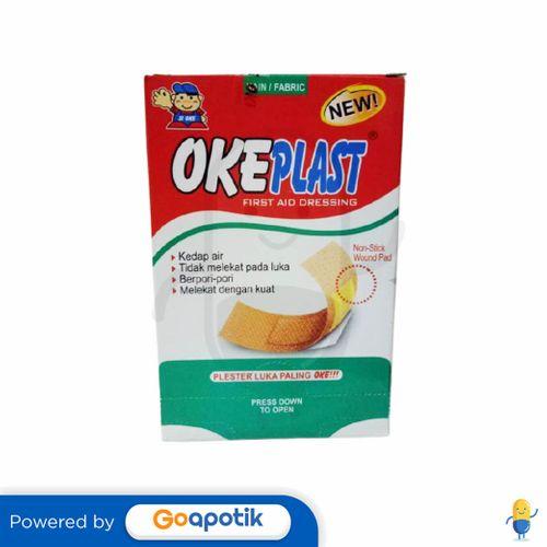Gambar OKE PLAST FIRST AID DRESSING PLESTER 100'ST dari Apotek Rahmah by GoApotik Kota Bekasi Tokopedia