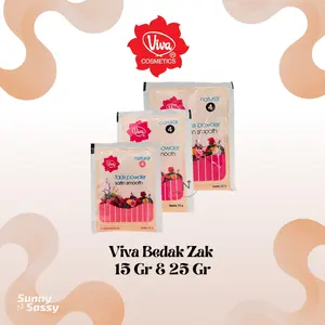 Viva Bedak Zak (Refill - Face Powder) - 15 Gr & 25 Gr (Tersedia 3 Varian Warna) Wajah Compact