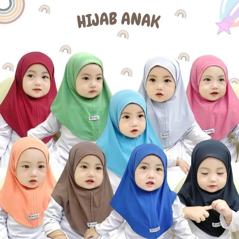 Maurin hijab anak balita usia 0-1thn newborn jilbab baby anak perempuan lucu murah
