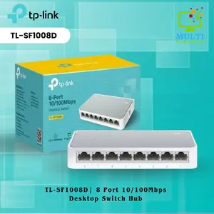 TP-LINK TL-SF1008D : TPLink 8 Port 10/100Mbps Desktop Switch Hub