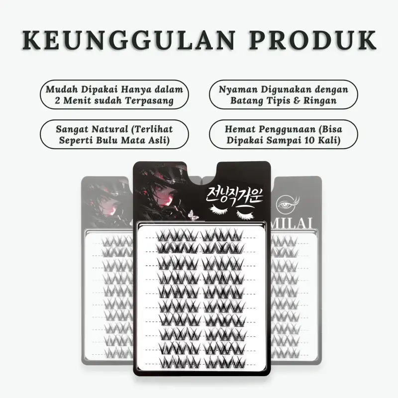 (BEST SELLER) A12RamadanRussian Look Bulu Mata Palsu -Riasan MataEvelash BulumataEyelash Extension 4