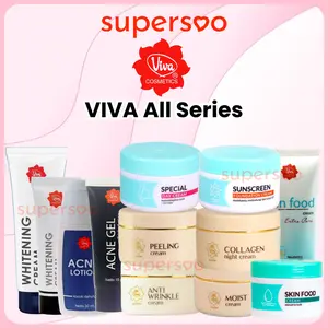Viva Whitening Cream - Moist - Sunscreen Foundation - Special Day - Collagen Night - Peeling Cream - Anti Wrinkle - Acne Lotion - Acne Gel - Skin Food