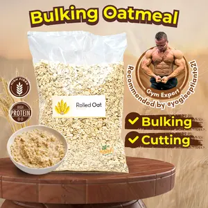 Rolled Oat 1 Kg Regular Gandum Oatmeal Cutting Bulking Organik Sarapan Sehat