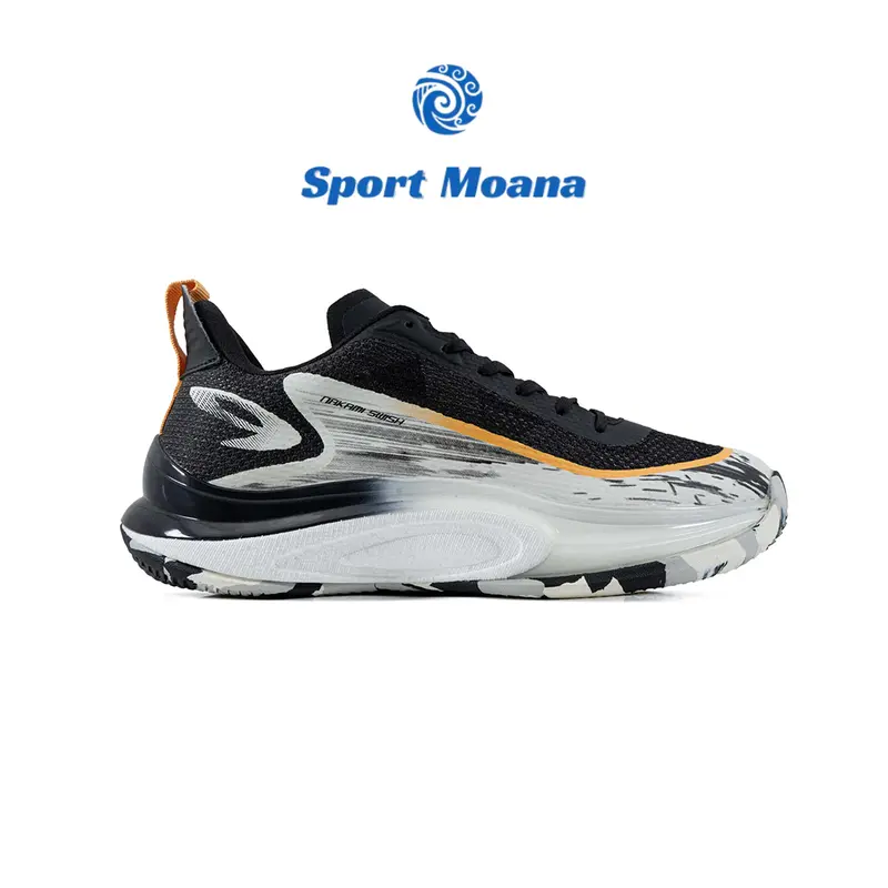 910 Nineten NAKAMI SWISH HITAM PUTIH - Sepatu Basket 0