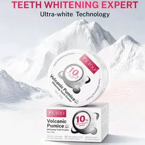 Metoo Volcanic Pumice Whitening Tooth Powder 50g Teknologi Ultra-white untuk Gigi Lebih Putih dan Cerah