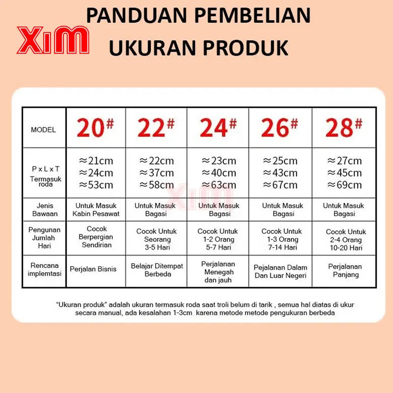 【XIM_KOPER】A803 KAPASITAS BESAR 20/24/28 INCH KOPER TRAVEL KABIN & BAGASI LAPTOP NEW DESIGN  STAND CUP / CHARGER USB SUPPORT BERKUALITAS TINGGI koper anti-pencurian jangan dicuci 7