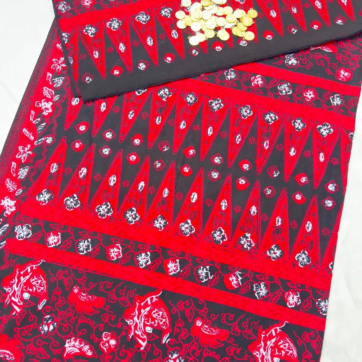 Set kain tekuluk batik Jambi asli