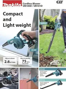 Makita UB100DZ Mesin Blower Tangan Cordless Hand Blower 12V UB 100 DZ