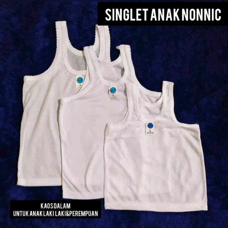 SINGLET KAOS BAJU DALAM ANAK / BAYI UMUR 6BULAN-8TAHUN KHUSUS PUTIH / ANEKA WARNA ADEM LEMBUT NYERAP KERINGAT HALUS MELAR ELASTIS MURAH PREMIUM 0