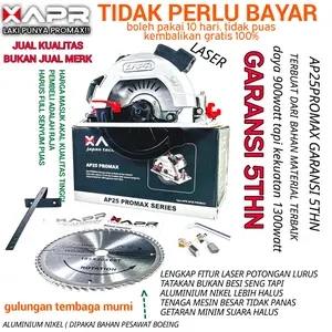 APR RAJA CIRCULAR SAW ap25promax sirkel mesin gergaji listrik kayu potong triplek dll