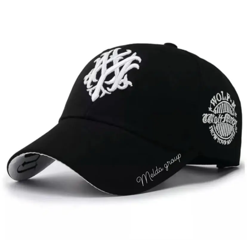 Topi Baseball Wolf Premium Unisex Distro / Topi Bordir Keren Kekinian