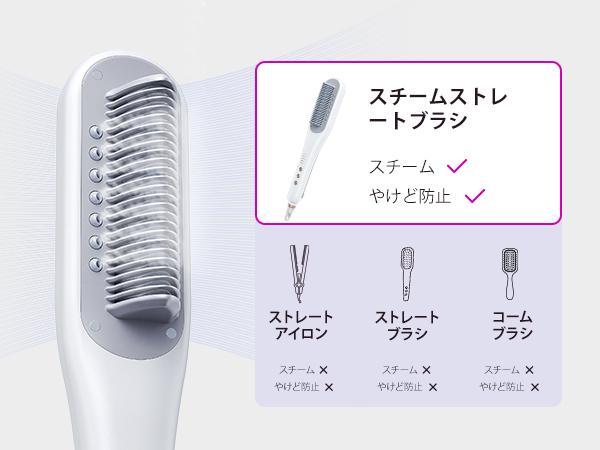 Wavytalk公式】スチームストレートブラシ、ヘアストレートブラシ Wavytalk公式】スチームストレートブラシ、ヘアストレートブラシ